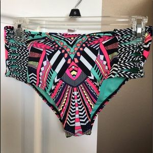 Get key used high waisted swimsuit bottom